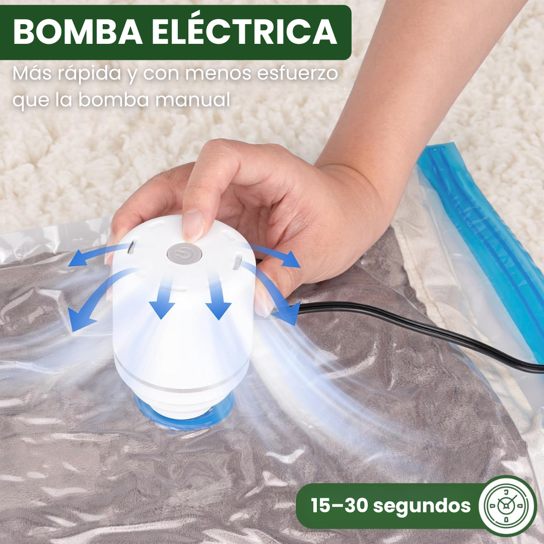 Bolsas al Vacío para Ropa con Bomba