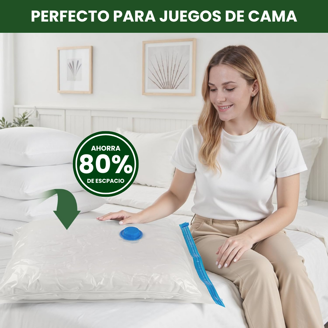 Bolsas al Vacío para Ropa con Bomba